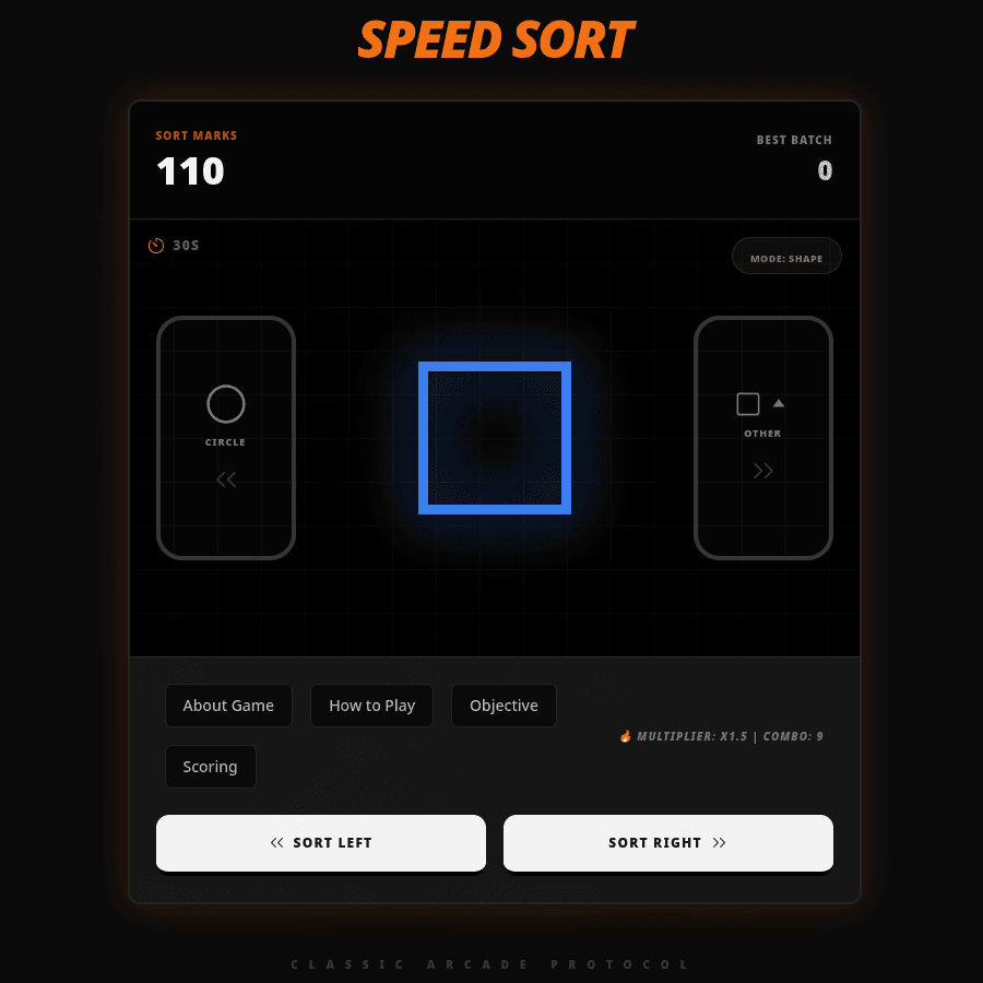 SPEED SORT